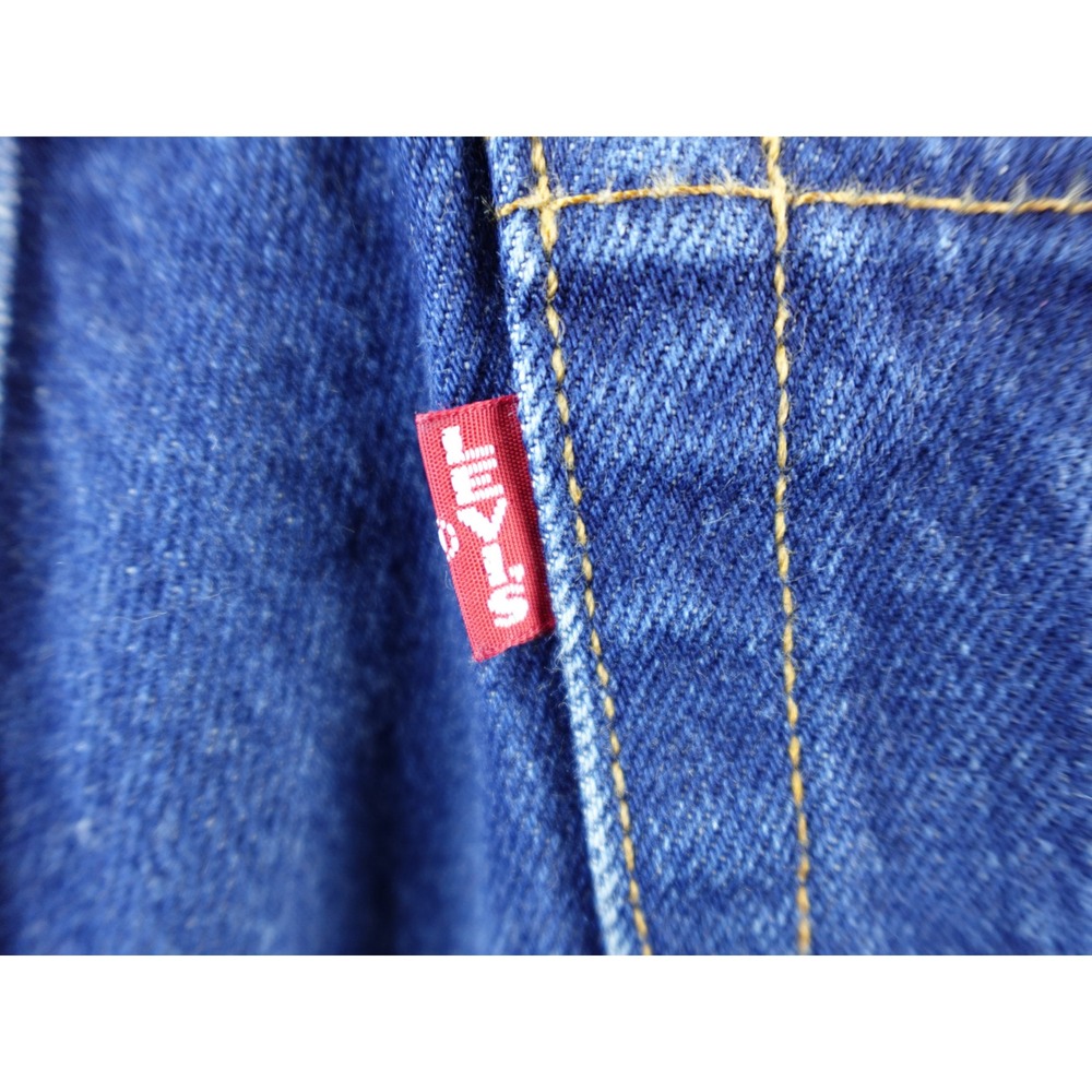 Levi's 501 Premium 93' Original Fit Button Fly Dark Wash Denim Jeans Sz 29x30 - Picture 11 of 16